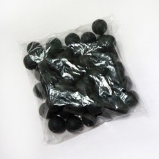 무지 칼라탁구공 13가지 색상 공예용 행사용 색깔탁구공 추첨볼 벌크, 1개, 50개입, 블랙