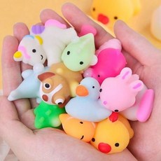 여드름짜는장난감 실리콘 말랑이 스트레스 해소 놀이 짜기 피지 압출, 콩+도구, 랜덤 5개, 1개