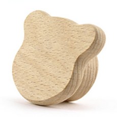 키즈옷장 귀여운 곰얼굴 손잡이 교체 서랍장 곰돌이모양, 1개