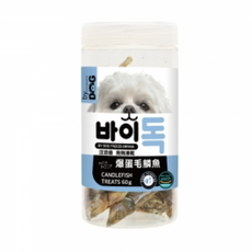 韓國汪洽普 比目魚凍乾零食 寵物零食, 1個, 60g, 爆蛋毛鱗魚