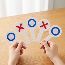 퀴즈 게임용 OX판 행사용품 5개