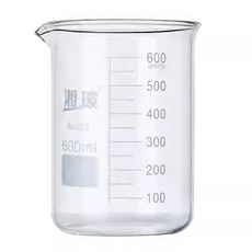 ISOLAB 耐熱玻璃燒杯, 600ml, 1個