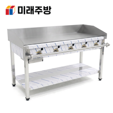 업소용 그리들 1500 12T 가스렌지 부침기 LPG 철판 패티 볶음