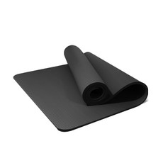 YOUPAN 플랭크 딱 좋은 요가매트 NBR 고밀도 프리미엄 와이드 요가매트, 1개, C 블랙