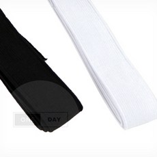 두꺼운 고무줄 웨빙끈, 검정