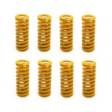BlingKingdom 8pcs 히팅 0.31" 길이 연결 Pro 3/3 헤드 하단 V2를 베드 스프링 (노란색) / 다이 수준 OD 3D 안정적인 위한 크리에이티 레벨링 압축, 블링킹덤 8pcs 히팅 베드 스프링 다이 헤드 레벨링