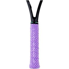 라켓 그립 교체 테니스 손잡이 땀 흡수 펑키 에이스 - 패턴 라켓/피클볼 패들 오버그립 미끄럼 방지 빠른 건조 프리컷 퍼포먼스 테이프 길이 조절 가능한 피클볼, Grand Slam Glam