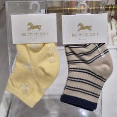 [AK플라자] [에뜨와] 엘런덕 올리버양말(노랑 베이지)택1