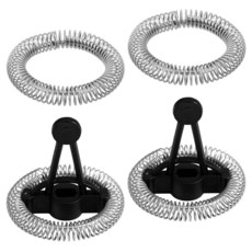 Ovetedot Secura용 우유 거품기 교체 부품 4개 전기 우유 거품기 및 스팀기 교체 거품기 2개 및 Ovetedot Secura MMF-809-WH MMF-809-B