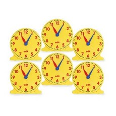 이디엑스에듀케이션 12시간학습 모형시계 소형 6p 25815, 2세트