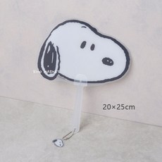 Daiso 史努比造型手拿扇 查理布朗卡通便攜扇, 史努比