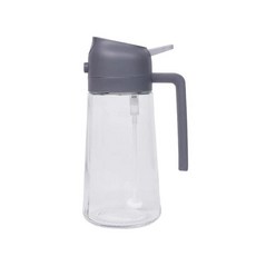 야외 휴대용 오일 분무기 유리 드럼 바베큐 캠핑 분무 스프레이 병, 1개