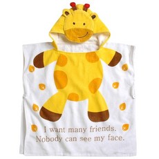 Dr.ring 兒童女孩男孩醫生環沙灘巾浴袍