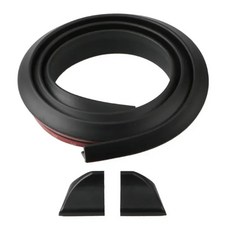 알테쉬 자동차 리어 트렁크 글라스 윙 스포일러 전차종 공용 길이조절 잘라서 사용, 블랙, 컨텐츠 참조