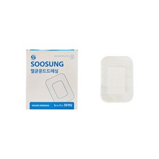 수성 멸균 운드 드레싱밴드 5cmX7cm 50매입 의료용 상처보호 멸균 소독거즈