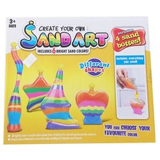 小胡玩具 DIY彩砂(內4個空瓶) 兒童玩具, 1個