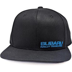 스바루 진품 랠리 팀 미국 레이싱 플랫 빌 바이저 야구 모자, 1개