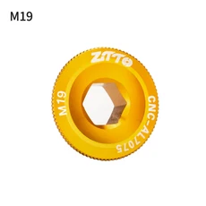 자전거 체인 RODERACE 크랭크 암 볼트 알루미늄 크랭크셋 나사 MTB M18 M19 M20 로드 산악, [07]M19-GOLD, M19-GOLD, 1개