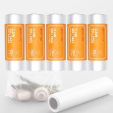 롯데이라이프 식품 포장용 위생롤백 소 17 x 25cm 300매, 소(S), 5개, 300개입