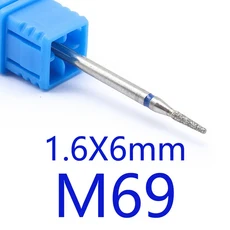 쉬운 네일 33 가지 유형 다이아몬드 파인 드릴 매니큐어 용 밀링 커터 로터리 비트 큐티클 클린 액세서리, 36 M69