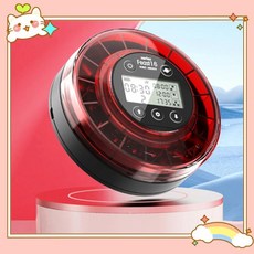 자동 물고기 먹이 디스플레이 디스펜서 거북이 연못 베타 휴가 사료, 1개