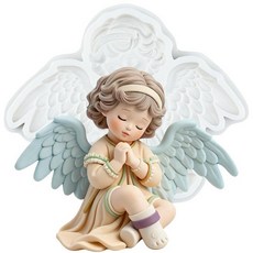 QDMOLDS angel baby 퐁당 실리콘 몰드 초콜릿 캔디 케이크 장식용 컵케이크 토퍼 폴리머 클레이 껌 페이스트 293409, 13-회색