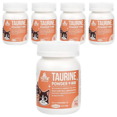 DOG CAT STAR 汪喵星球 牛磺酸 進口大正製藥 腦部保健 心臟 神經系統支持, 維持視力健康, 70g, 5罐