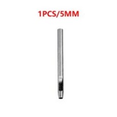 펀치 체육관 운동 행사 킥 복싱 태권도 6Pcs 가죽 구멍 펀칭 도구 강철 중공 원형 펀처 - 시계 밴드 벨트 종이용 날카롭고 내구성이 뛰어난 커터, 1PC 5mm, 1개