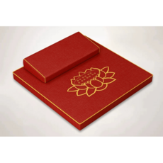 명상 명상요가 명상방석 기도방석 108배방석 사찰방석, 레드-자수포함