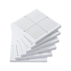 CcHuDE 패드 6개 7.6 x 7.6cm(3 3인치) 그래프 용지 스티커 메모 셀프 스틱 노트 라인 자체 접착 포스트 잇 그리드 사무실 학교용 122650 835406559, CcHuDE 패드 6개 7.6 x 7.6cm(3 3인치