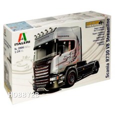 ITA3906/ 1/24 Scania R730 V8 Streamline Silver Griffin(슈퍼 데칼 포함), 1개