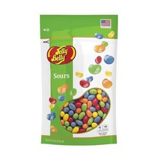 Jelly Belly Sours 젤리 빈 사워 과일 맛 277.8g(9.5온스) 스탠드업 파우치, 277g, 1