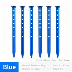 알루미늄 캠핑 텐트 말뚝 페그 삼각형 그라운드 못 야외 하이킹 해변 정원 여행 타프 바람 5 23cm, 색상: 4. 4