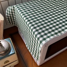 목화베리 전자레인지커버 커피머신 에어프라이어 밥솥 다용도덮개, 그린