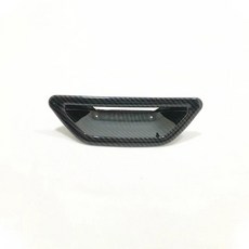 엑스트레일 로그 자동차 리어 트렁크 테일 도어 핸들 볼 트림 커버, 2. Carbon fiber, 1개