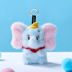 zoobies 迪士尼 瑪麗貓 公仔掛飾 零錢包, 1個, 小飛象 娃包