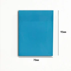 투명 스티커 메모 50 매 방수 패드 다채로운 용지 학교 사무용품 편지지, 02 Large Blue
