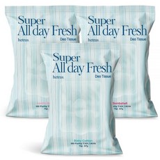 헤트라스 수퍼 올데이 프레쉬 데오티슈 3개입, 베이비코튼, 밤쉘, 베이비코튼