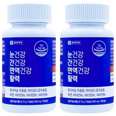종근당건강 눈건강 간건강 면역건강 활력 밀크시슬 눈영양제 눈간면활 6개월분, 1세트, 180회분
