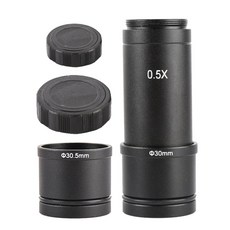 0.5배 현미경 어댑터 렌즈 C 마운트 렌즈 23.2mm ~ 30/30.5mm 현미경 CCD 카메라용 전자 접안 렌즈 축소 렌즈, 1개
