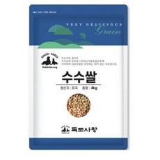 독도사랑 수수쌀, 4kg, 1개