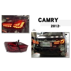 傑暘國際 CAMRY 7代 12-15年 OLED龍麟呼吸跑馬尾燈, 1個, 紅白