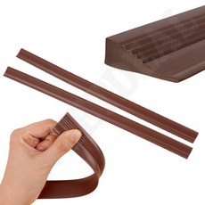 문턱받침 갈색 2EA 문턱받침대 문턱방지