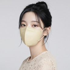 KF94 새부리형 컬러마스크 중형 100매, (N) 중형 베이지, 1개