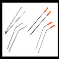 콩들 리유저블 스트로우 영구사용빨대, 실리콘 일자형