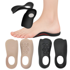 이끌림 아치 보조 깔창 기능성깔창 2P 족저근막 아치솔 평발 바른걸음 교정깔창, 1세트