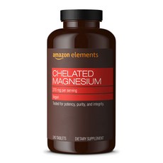 Amazon Elements 킬레이트 마그네슘 270mg 240정 비건, 1개