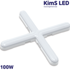 KimS LED 100W LED 십자등 다용도등, 1개, 주광색