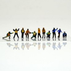 figreal 1/144 U.S.NAVY(1) 11b 11체 144-00015-11b 색칠 완료 미국 해군 갑판 작업원 플라이트덱 크루 레인보우 갱 황/청