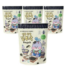 태초김 찹쌀 수제 김스낵 시즈닝 김부각 어니언맛, 4개, 50g